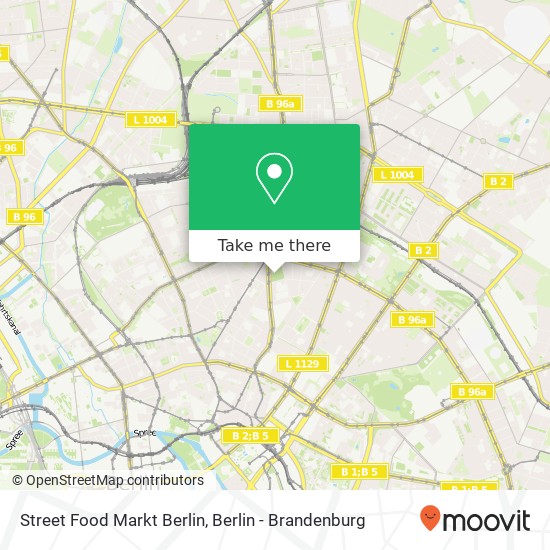 Street Food Markt Berlin map