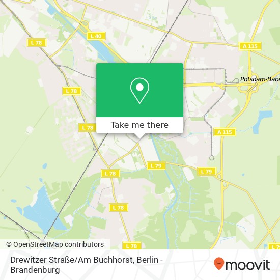 Drewitzer Straße/Am Buchhorst map