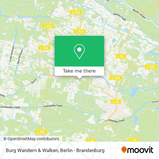 Burg Wandern & Walken map
