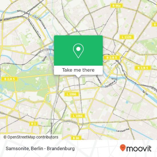 Samsonite map