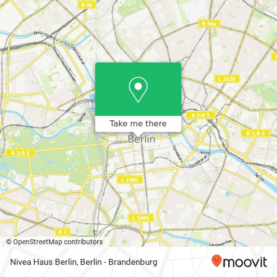 Nivea Haus Berlin map