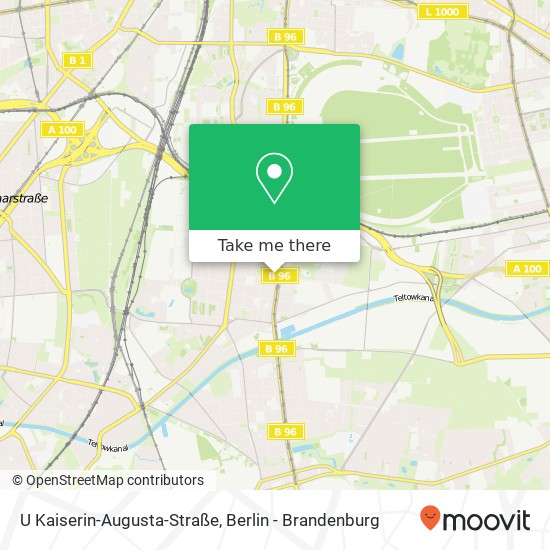 U Kaiserin-Augusta-Straße map