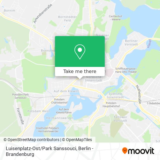 Luisenplatz-Ost/Park Sanssouci map