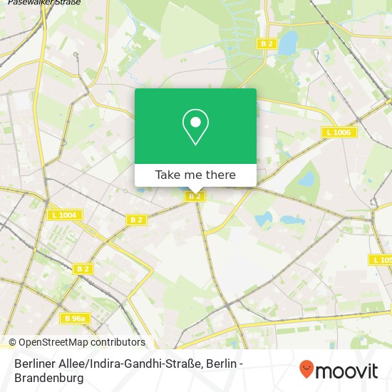 Berliner Allee / Indira-Gandhi-Straße map