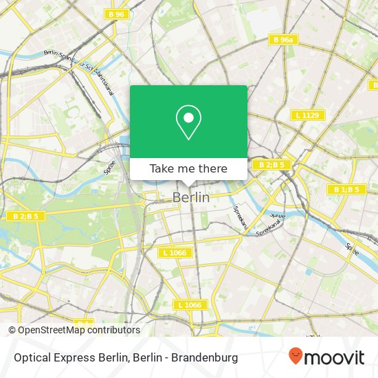 Карта Optical Express Berlin