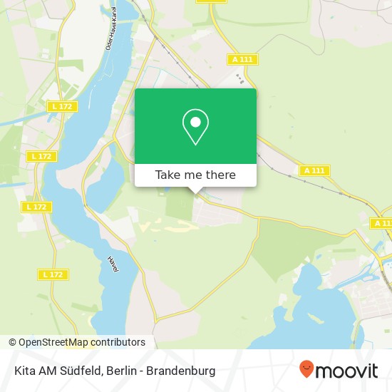 Карта Kita AM Südfeld