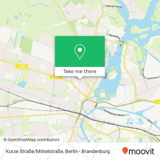 Kurze Straße/Mittelstraße map