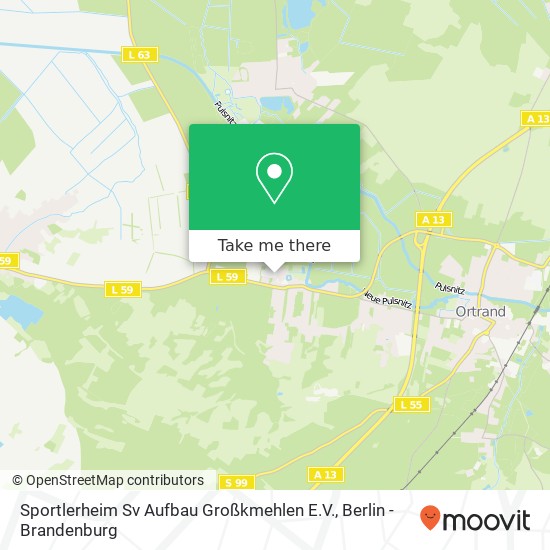 Sportlerheim Sv Aufbau Großkmehlen E.V. map