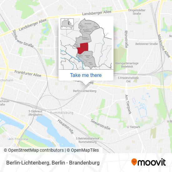Карта Berlin-Lichtenberg