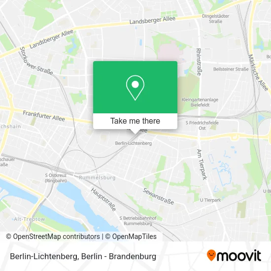Карта Berlin-Lichtenberg