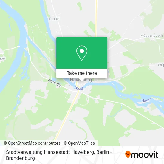 Карта Stadtverwaltung Hansestadt Havelberg