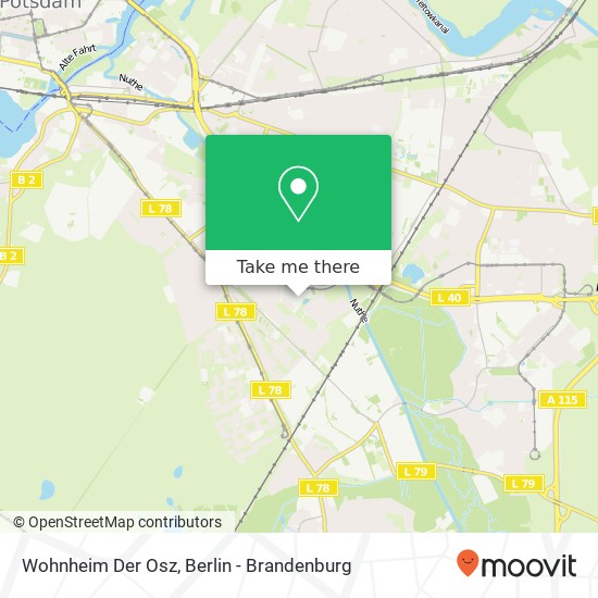Карта Wohnheim Der Osz