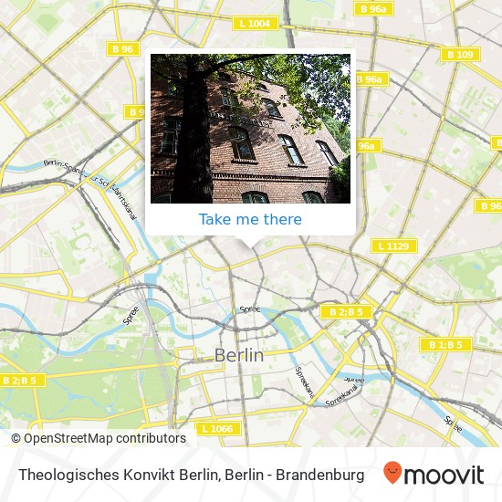 Theologisches Konvikt Berlin map