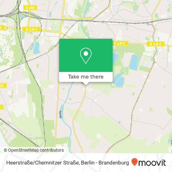 Heerstraße/Chemnitzer Straße map