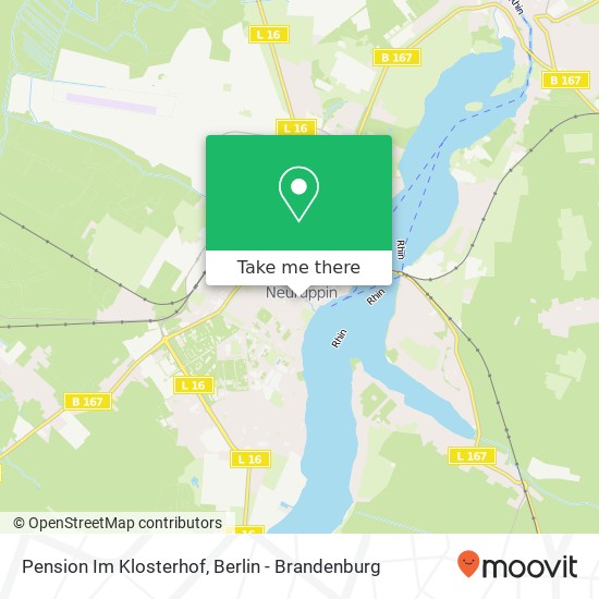 Pension Im Klosterhof map