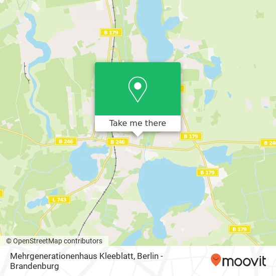 Карта Mehrgenerationenhaus Kleeblatt