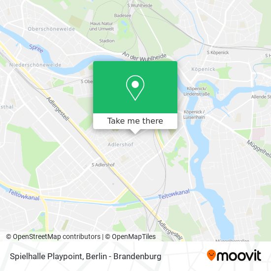 Spielhalle Playpoint map