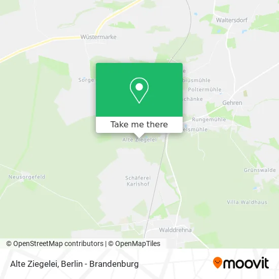 Карта Alte Ziegelei