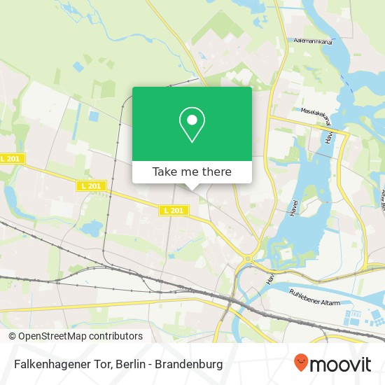 Falkenhagener Tor map