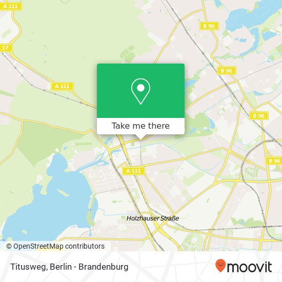 Titusweg map