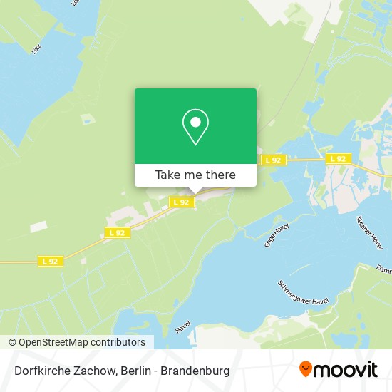 Dorfkirche Zachow map