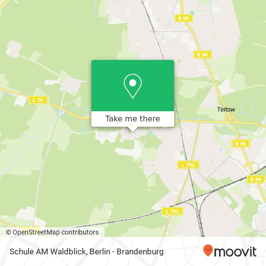 Карта Schule AM Waldblick