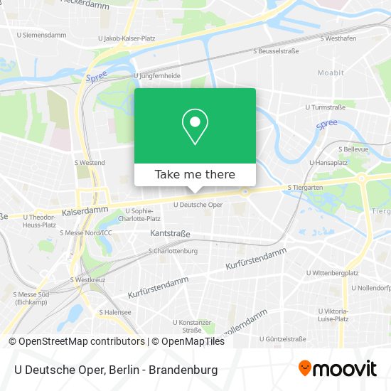 U Deutsche Oper map