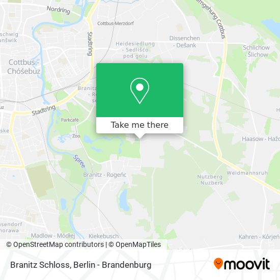 Branitz Schloss map