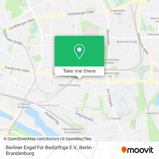Карта Berliner Engel Für Bedürftige E.V.