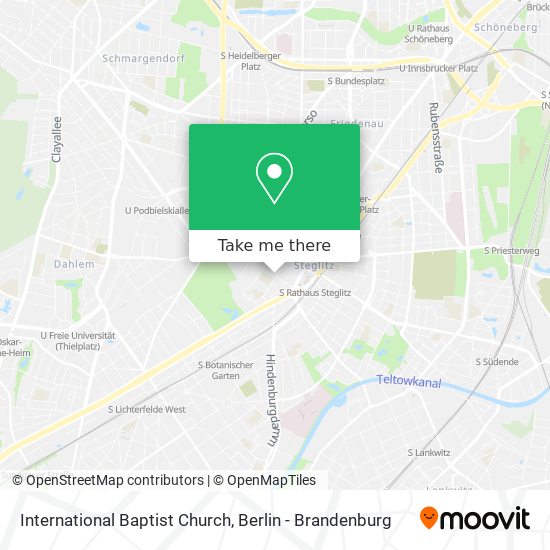 International Baptist Church map