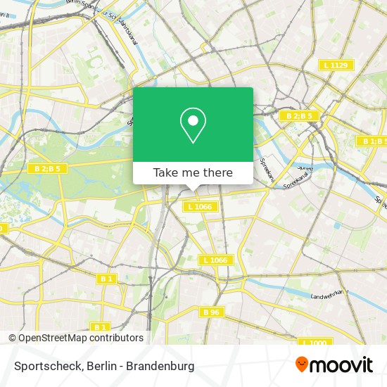 Sportscheck map