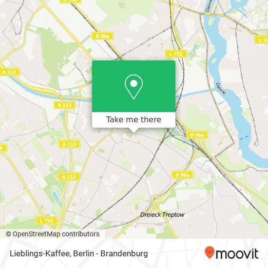 Карта Lieblings-Kaffee