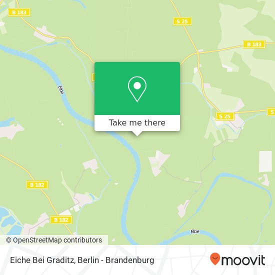 Eiche Bei Graditz map