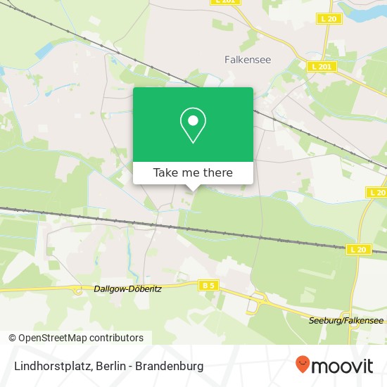 Lindhorstplatz map