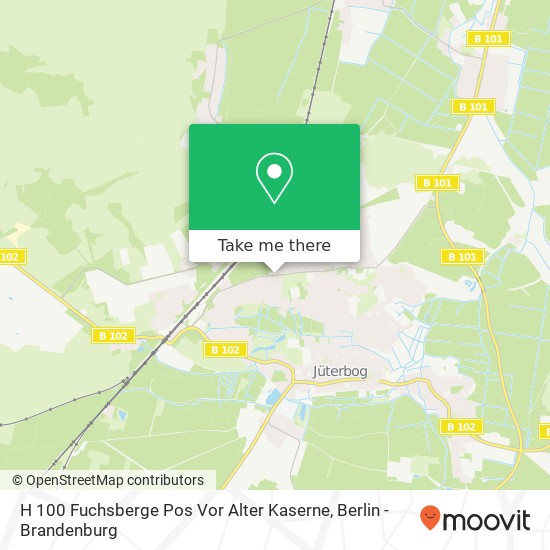 H 100 Fuchsberge Pos Vor Alter Kaserne map