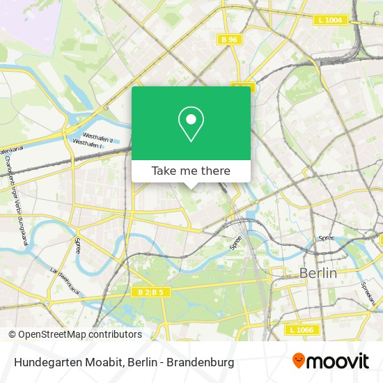Hundegarten Moabit map
