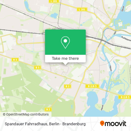 Spandauer Fahrradhaus map