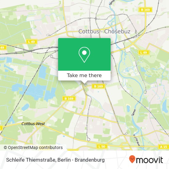 Schleife Thiemstraße map