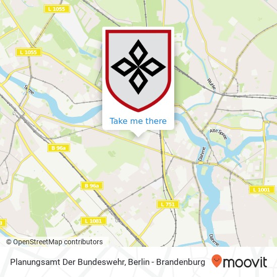 Planungsamt Der Bundeswehr map