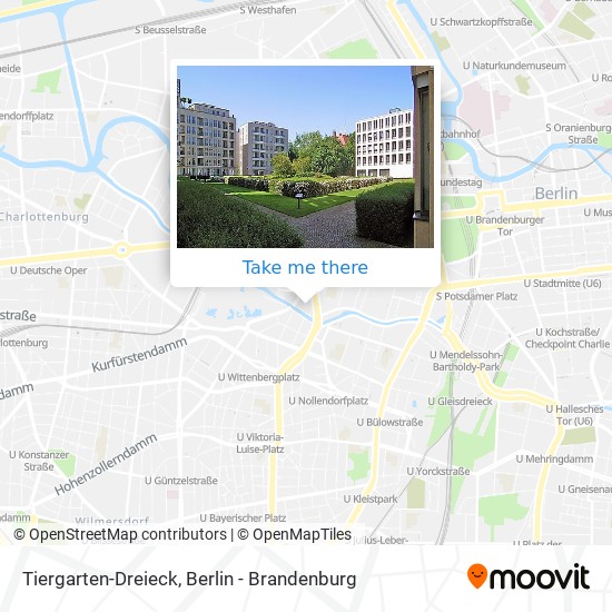 Карта Tiergarten-Dreieck