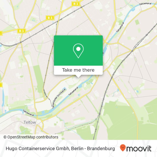 Hugo Containerservice Gmbh map