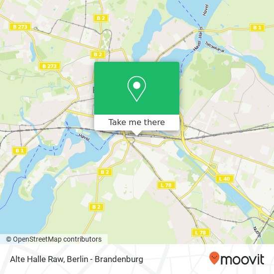 Alte Halle Raw map