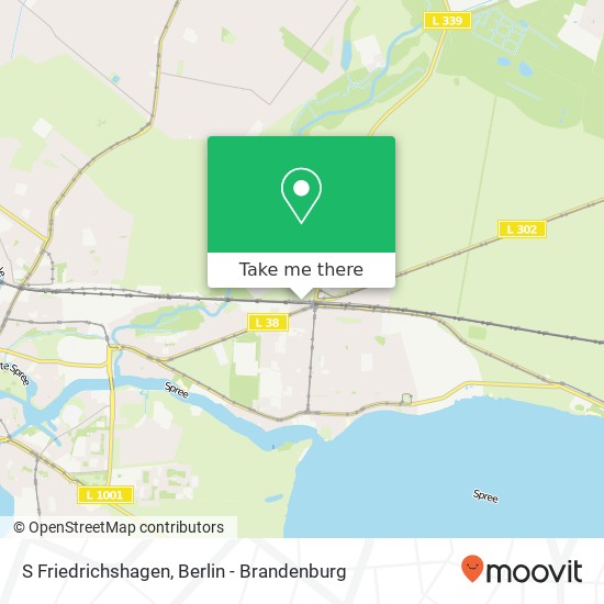 S Friedrichshagen map