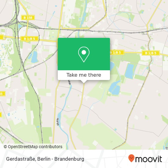 Gerdastraße map