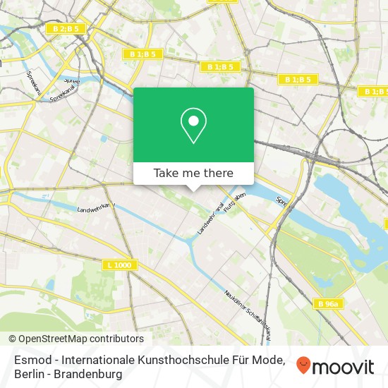 Esmod - Internationale Kunsthochschule Für Mode map