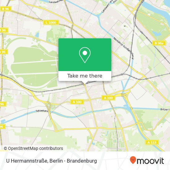 U Hermannstraße map