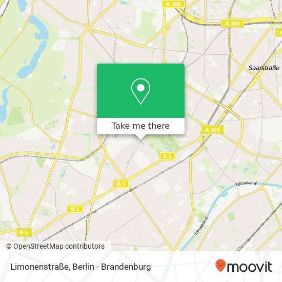 Карта Limonenstraße