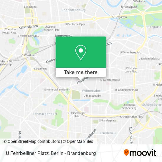 U Fehrbelliner Platz map