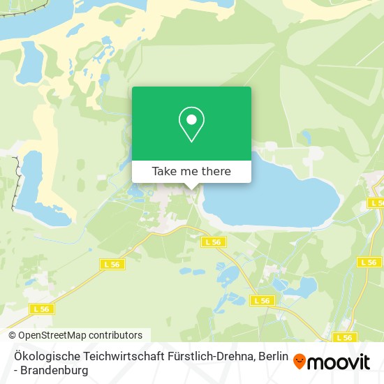 Ökologische Teichwirtschaft Fürstlich-Drehna map