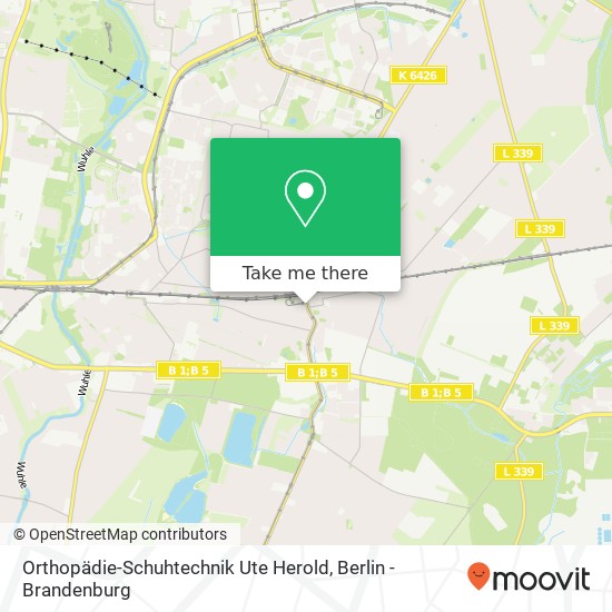 Orthopädie-Schuhtechnik Ute Herold map